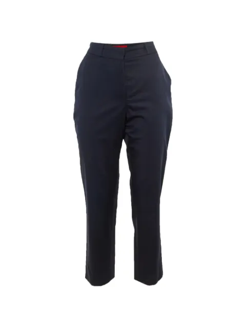 Carolina Herrera Vintage streamlined tailored trousers Blue 1241228