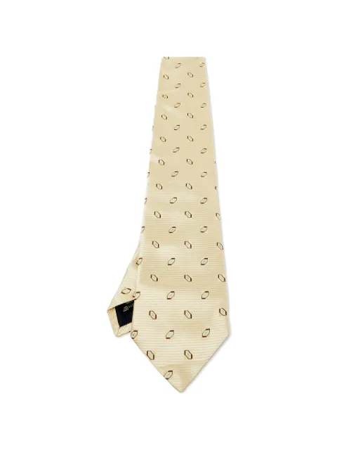 Ermenegildo Zegna Vintage patterned tie Neutrals 1120572