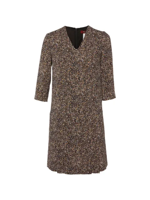 Max Mara V-neck midi dress Brown 1141625