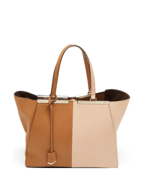 Fendi Pre-Owned 2014 large 3Jours leather tote bag Brown 1253591