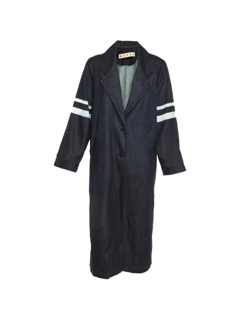Marni Pre-Owned button-front denim coat Blue 1185661