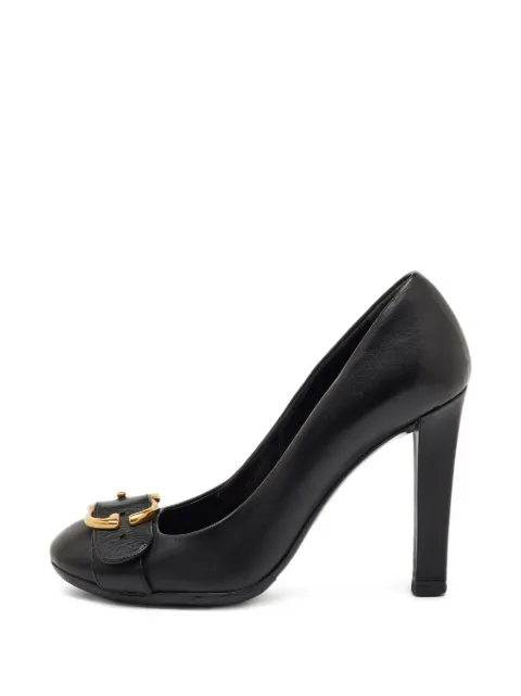 Gucci Pre-Owned GG buckle pumps Black 1242949