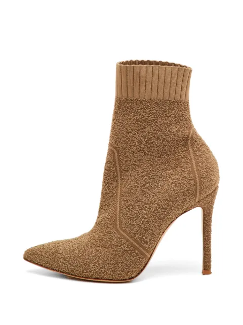 Gianvito Rossi pointed-toe ankle boots Brown 1261095