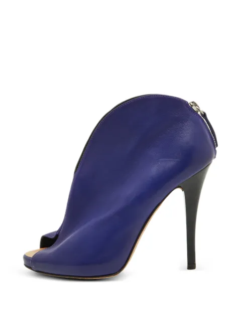 Giuseppe Zanotti Vintage leather ankle boots Purple 1104096