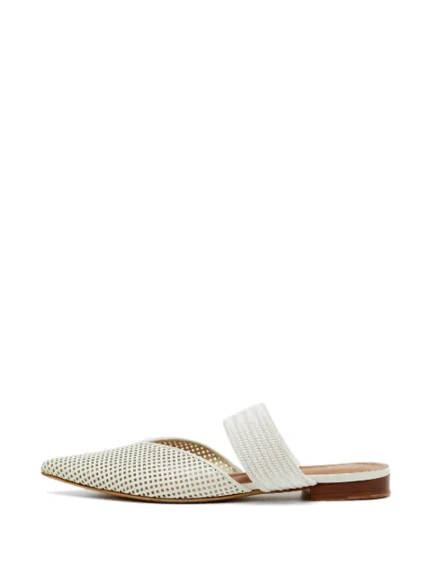 Malone Souliers Maisie perforated mules White 1244846