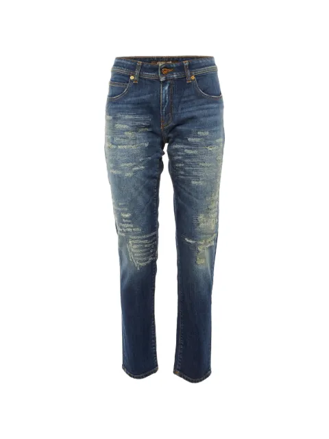 Roberto Cavalli Vintage distressed skinny jeans Blue 1217976