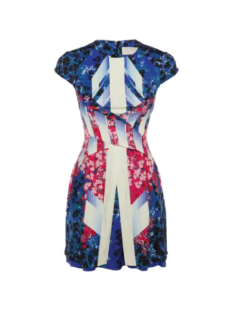 Peter Pilotto Mira abstract-print mini dress Blue 1197978