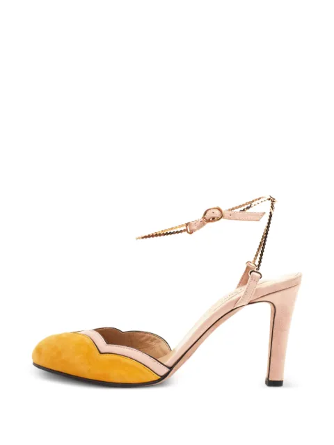 Valentino Garavani Pre-Owned colorblock suede pumps Pink 1280135