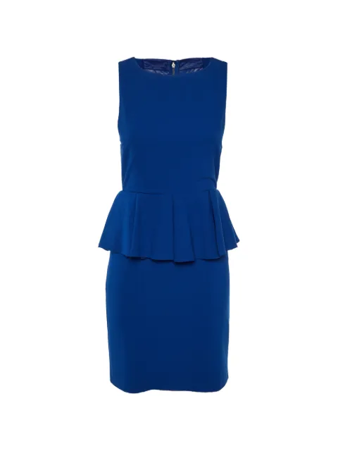 alice + olivia sleeveless peplum mini dress Blue 1142254