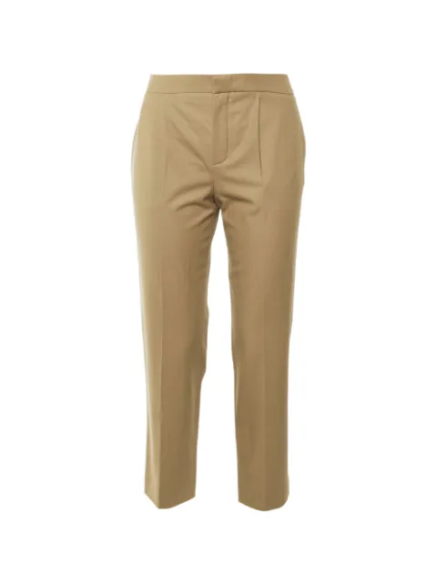 Chloé Pre-Owned pleated trousers Neutrals 1300768