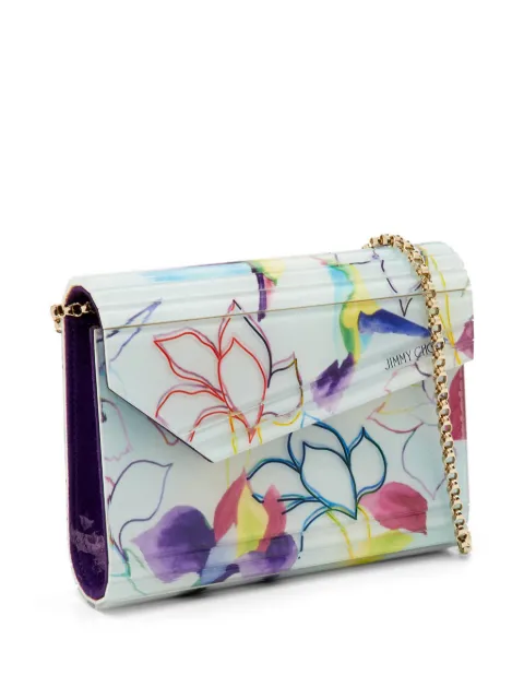 Jimmy Choo Pre-Owned Candy hummingbird clutch bag White 1294874