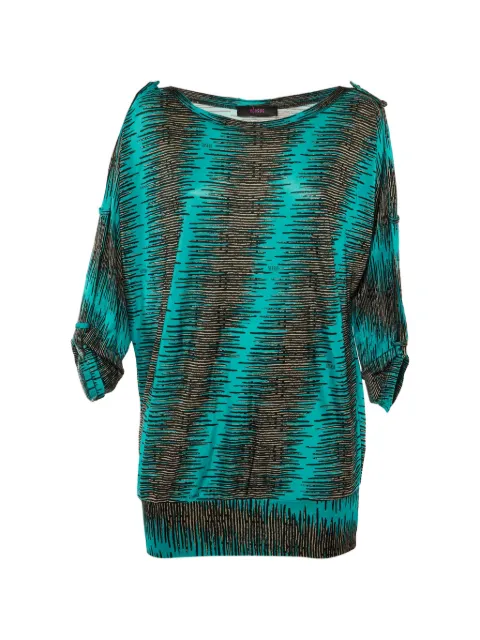 Versus Pre-Owned printed jersey top Blue 1241216