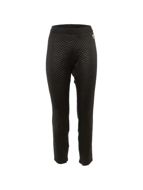 Love Moschino quilted crepe trousers Black 1236862