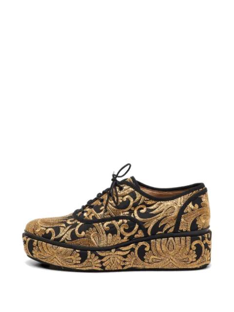 Tory Burch Arden platform oxford shoes Gold 1224364