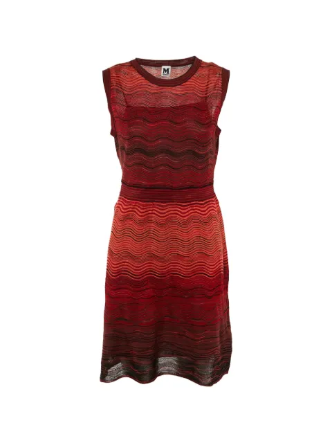 Missoni Pre-Owned patterned knit mini dress Red 1241674
