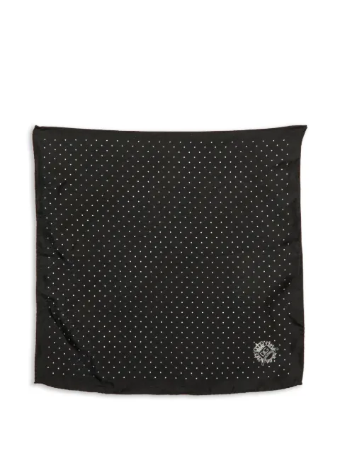 Dolce & Gabbana Pre-Owned polka-dot silk pocket square Black 1130519
