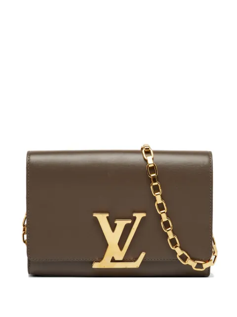 Louis Vuitton Pre-Owned 2013 Louise chain shoulder bag Brown 1246178