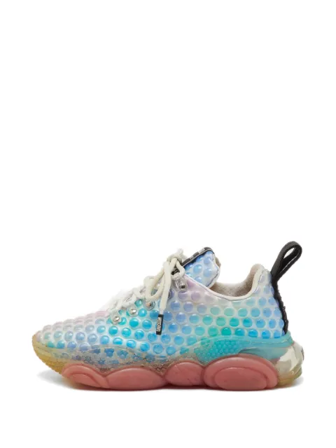 Moschino Pre-Owned Double Bubble lace-up sneakers White 1204131