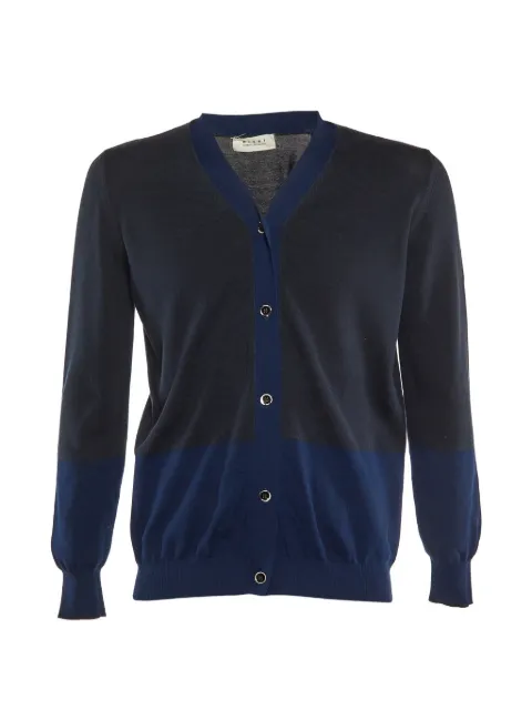 Marni Pre-Owned button-front cardigan Blue 1150089