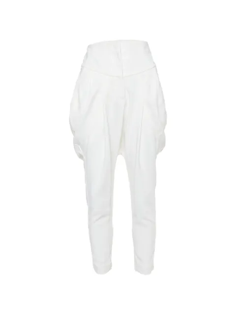 Givenchy Pre-Owned high-waisted tapered trousers White 1000269