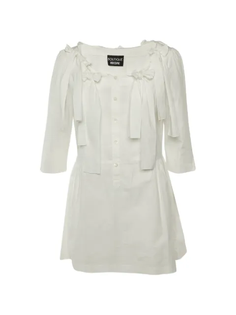 Boutique Moschino bow-detail blouse White 1293915