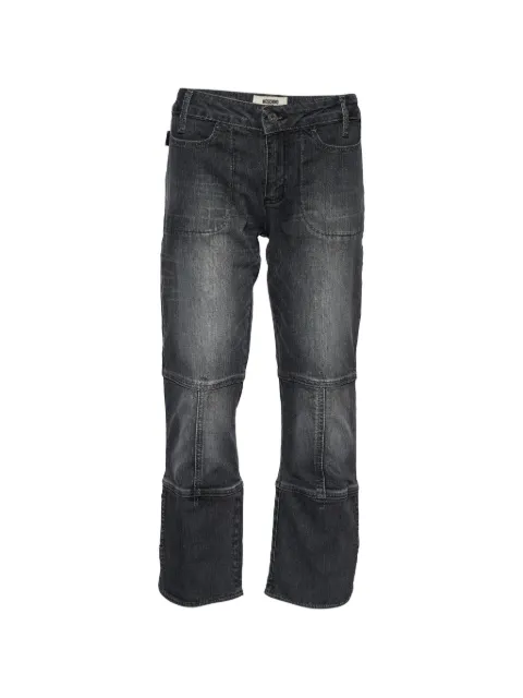Moschino Pre-Owned butterfly-detail jeans Grey 718136