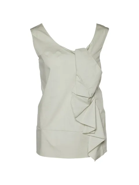 Marni Pre-Owned knot-detail sleeveless top Green 752012