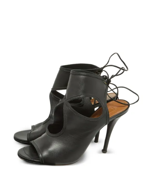 Aquazzura cutout-detail sandals Black 841786