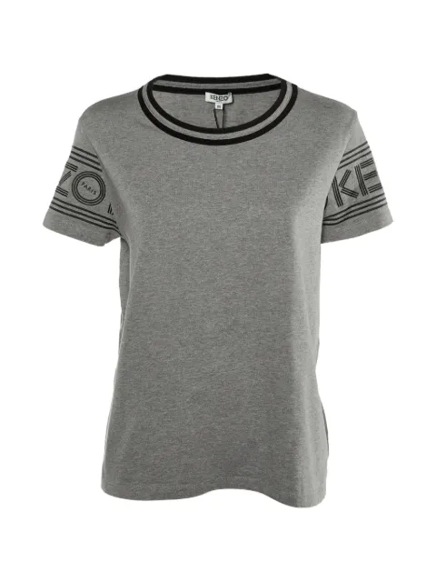 Kenzo Pre-Owned cotton logo-print T-shirt Grey 1171860
