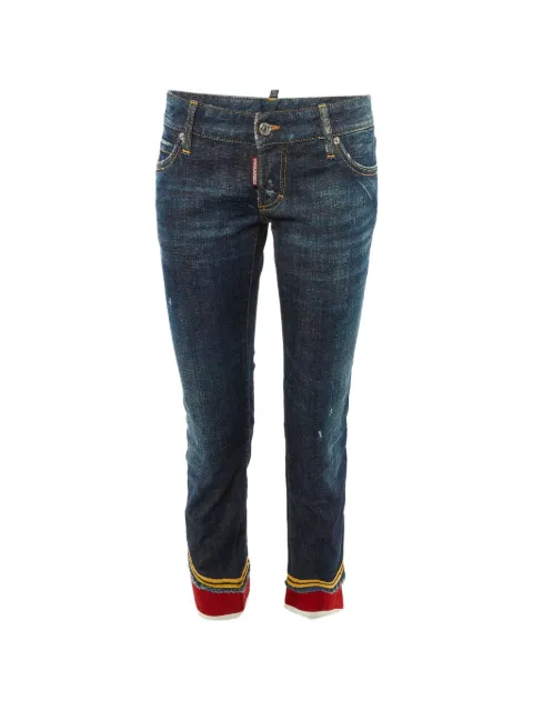 DSQUARED2 distressed panelled jeans Blue 1235641