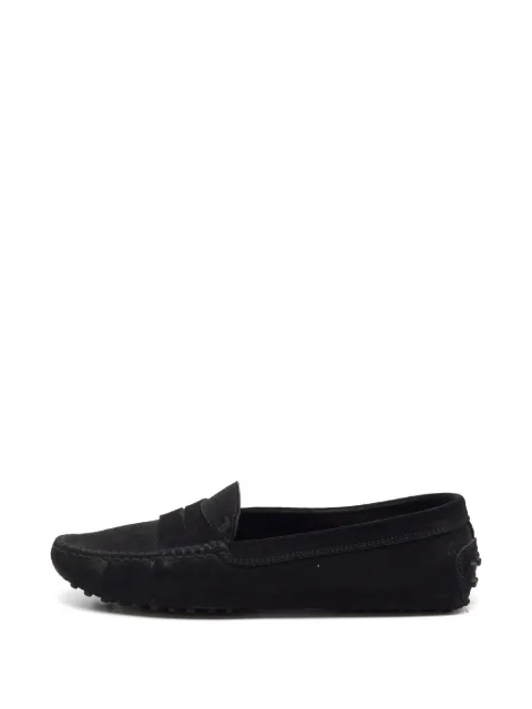 Tod's Vintage Gommino suede loafers Black 1233055