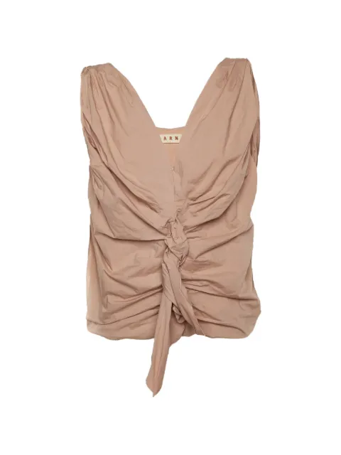 Marni Pre-Owned ruched sleeveless top Pink 1194734