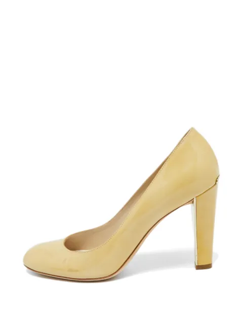 Christian Dior Pre-Owned round-toe pumps Neutrals 1043260