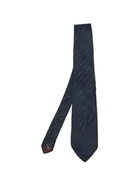 Valentino Garavani Pre-Owned diagonal-striped tie Blue 1152258