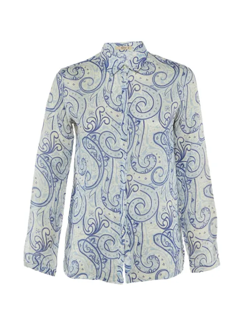 Etro Pre-Owned paisley-print shirt White 1233138