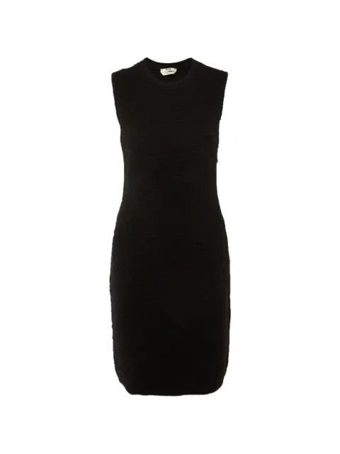 Fendi Pre-Owned sleeveless patterned midi dress Black 1268467