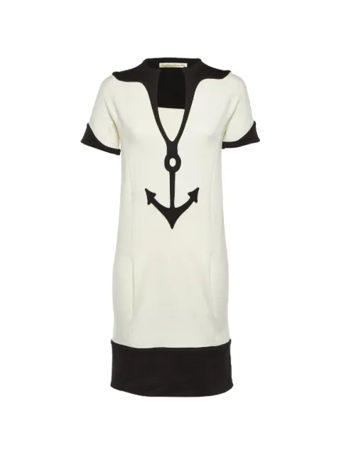 Balenciaga Pre-Owned anchor-detail mini dress White 1189427