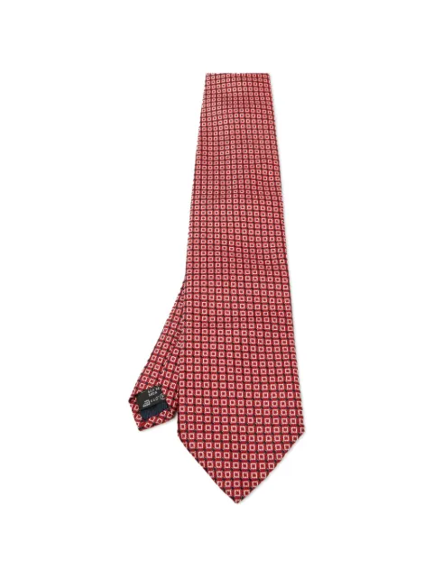 Ermenegildo Zegna Vintage patterned tie Red 1120635