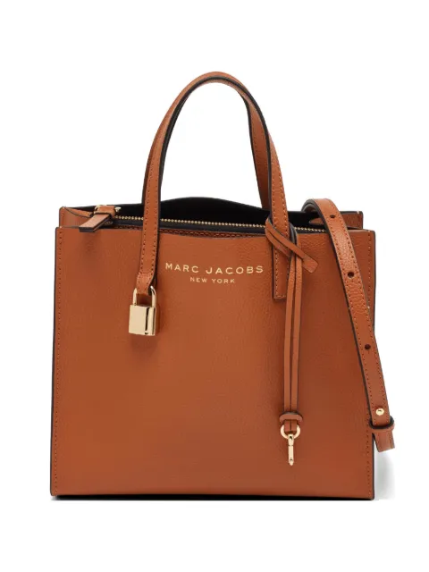 Marc Jacobs Vintage mini Grind leather tote bag Brown 1281979