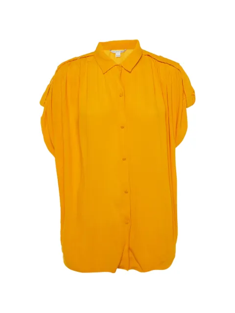 DVF Diane von Furstenberg Karin draped shirt Yellow 1233169