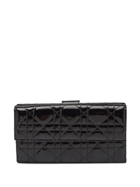 Christian Dior Pre-Owned 2008 Lady Dior wallet Black 1282398