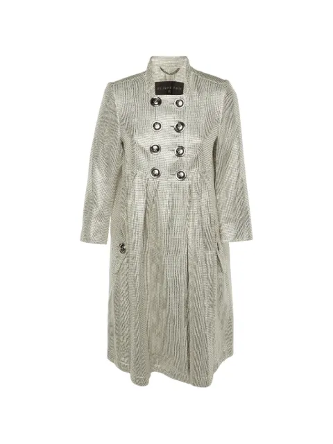 Burberry Pre-Owned double-breasted coat Silver 1199652