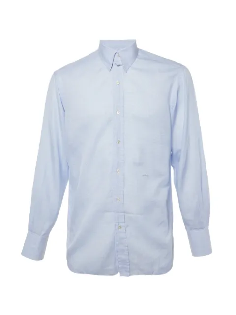 Tom Ford Vintage Made To Measure long-sleeved shirt Blue 1217483