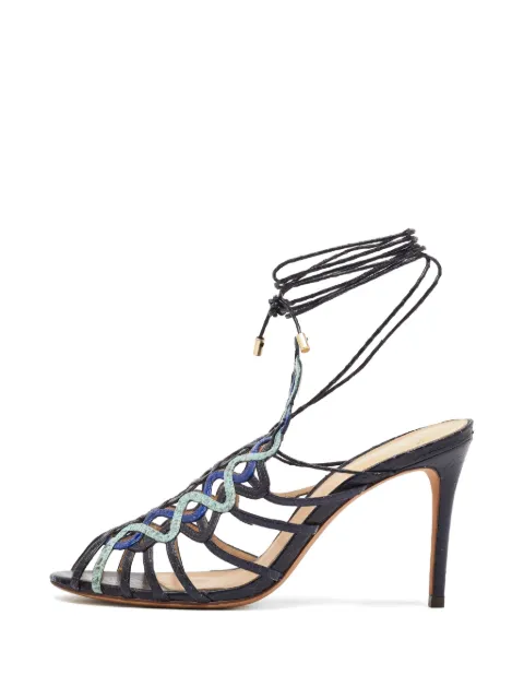 Alexandre Birman ankle wrap sandals Black 1142923