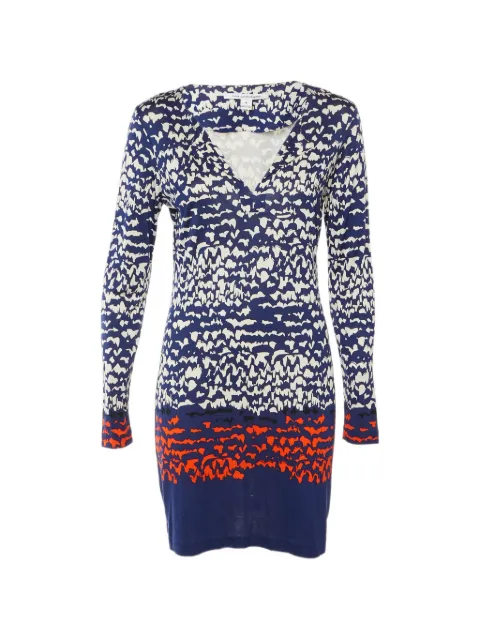 DVF Diane von Furstenberg Reina printed dress Blue 1251257
