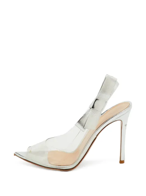 Gianvito Rossi bow-detail pointed-toe sandals White 1199848