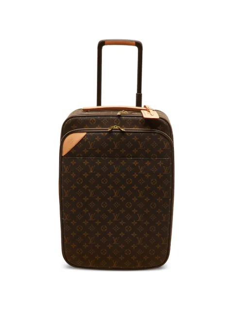 Louis Vuitton Pre-Owned 2019 Pegase monogram-pattern suitcase Brown 1299862
