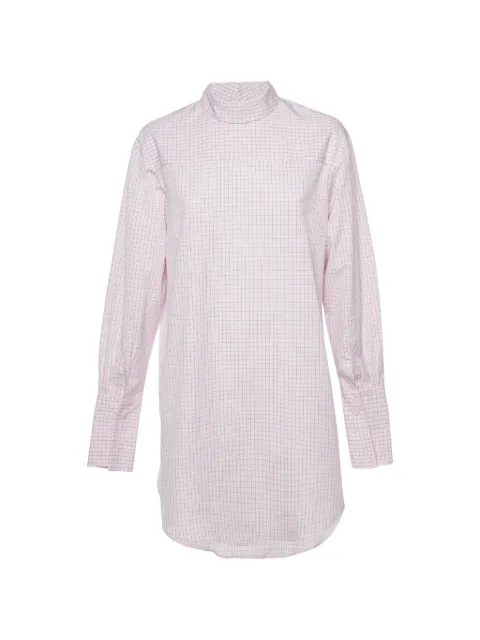 Dries Van Noten Pre-Owned Corso checkered blouse Pink 1263159