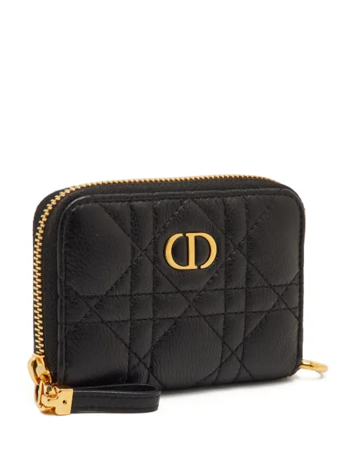 Christian Dior Pre-Owned 2020 Caro Cannage wallet Black 1290554