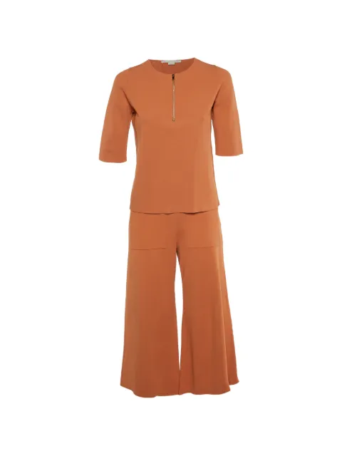 Stella McCartney Pre-Owned jersey culottes set Orange 1150039